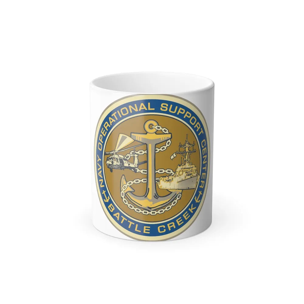 NOSC BC SHIELD (U.S. Navy) Color Changing Mug 11oz-11oz-Go Mug Yourself