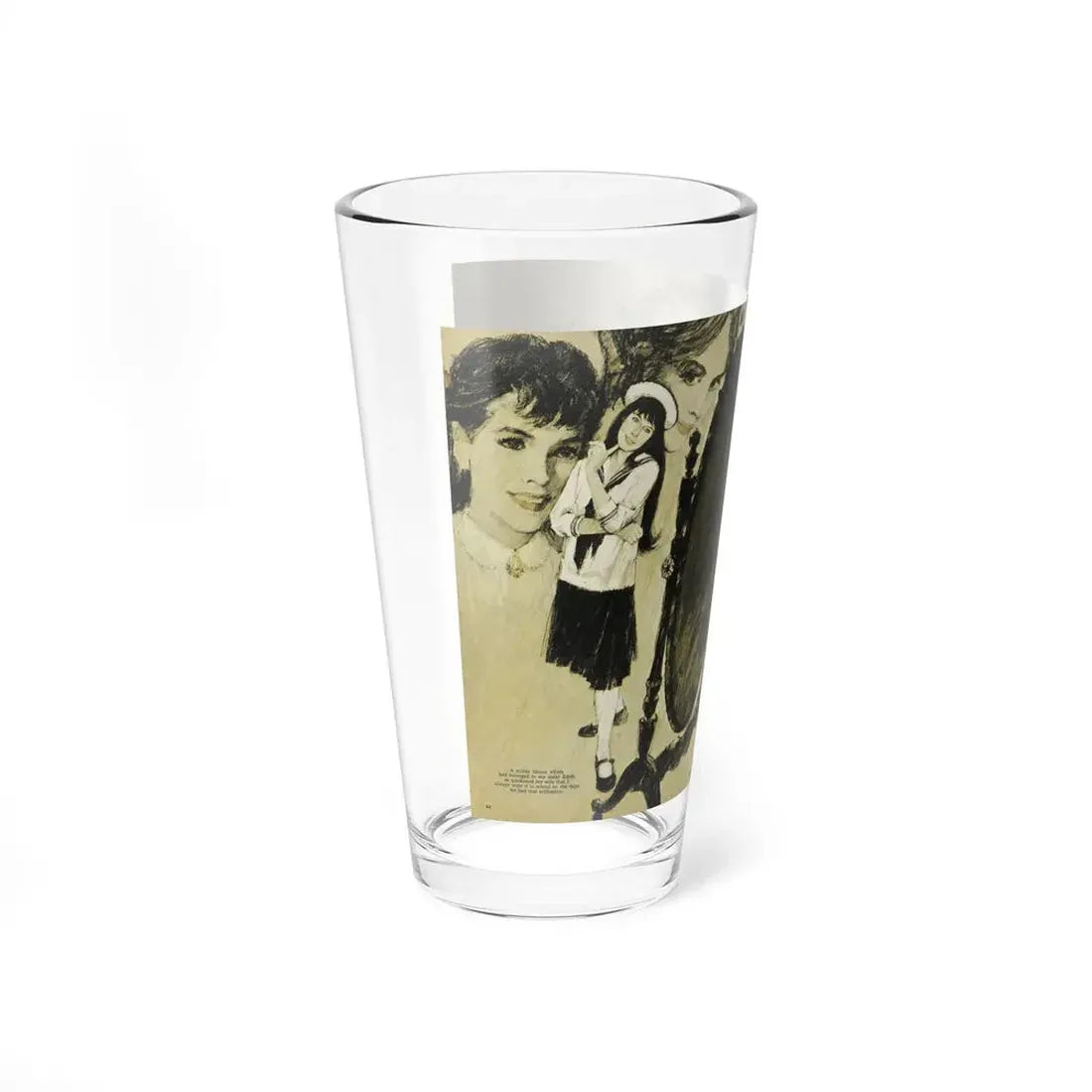 Not Even Solomon In All His Glory, Woman's Day, March 1966 (Magazine Illustration) Pint Glass 16oz - Go Mug Yourself