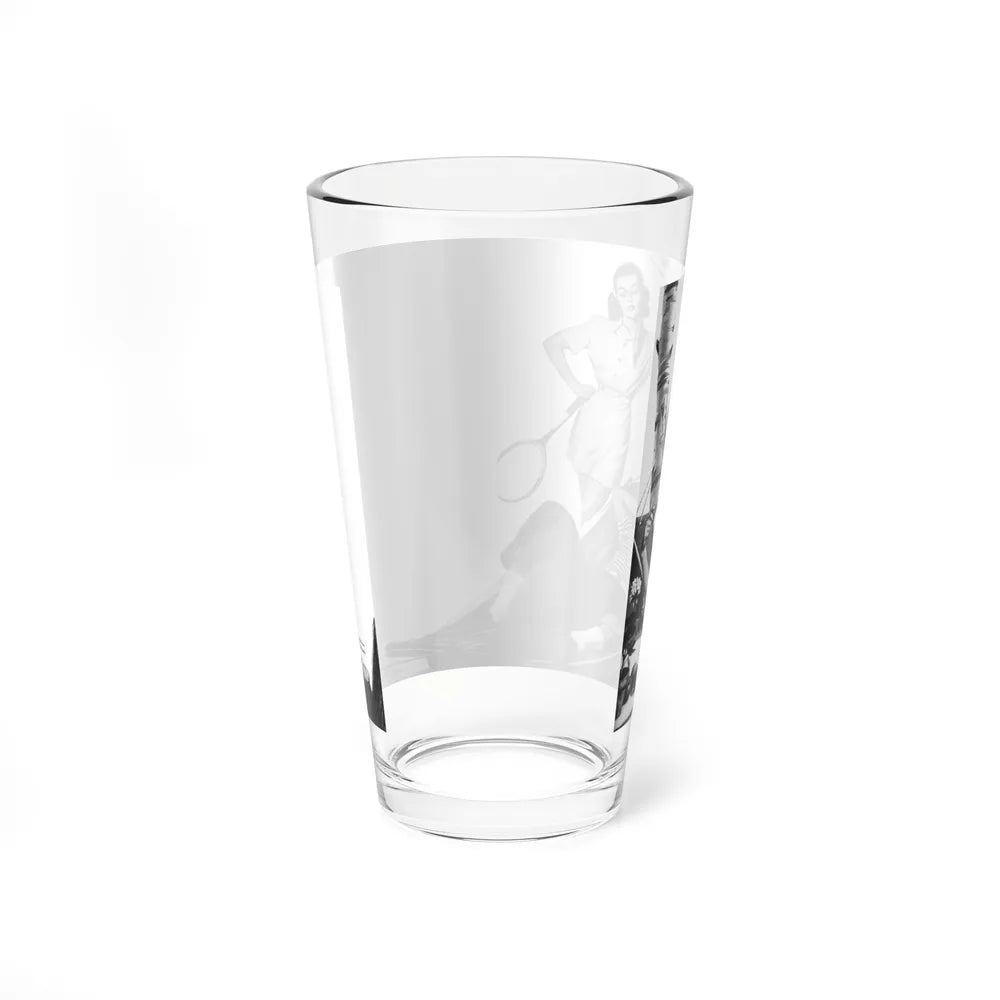 Not Like In The Movies, Calling All Girls, June 1948 (Magazine Illustration) Pint Glass 16oz - Go Mug Yourself