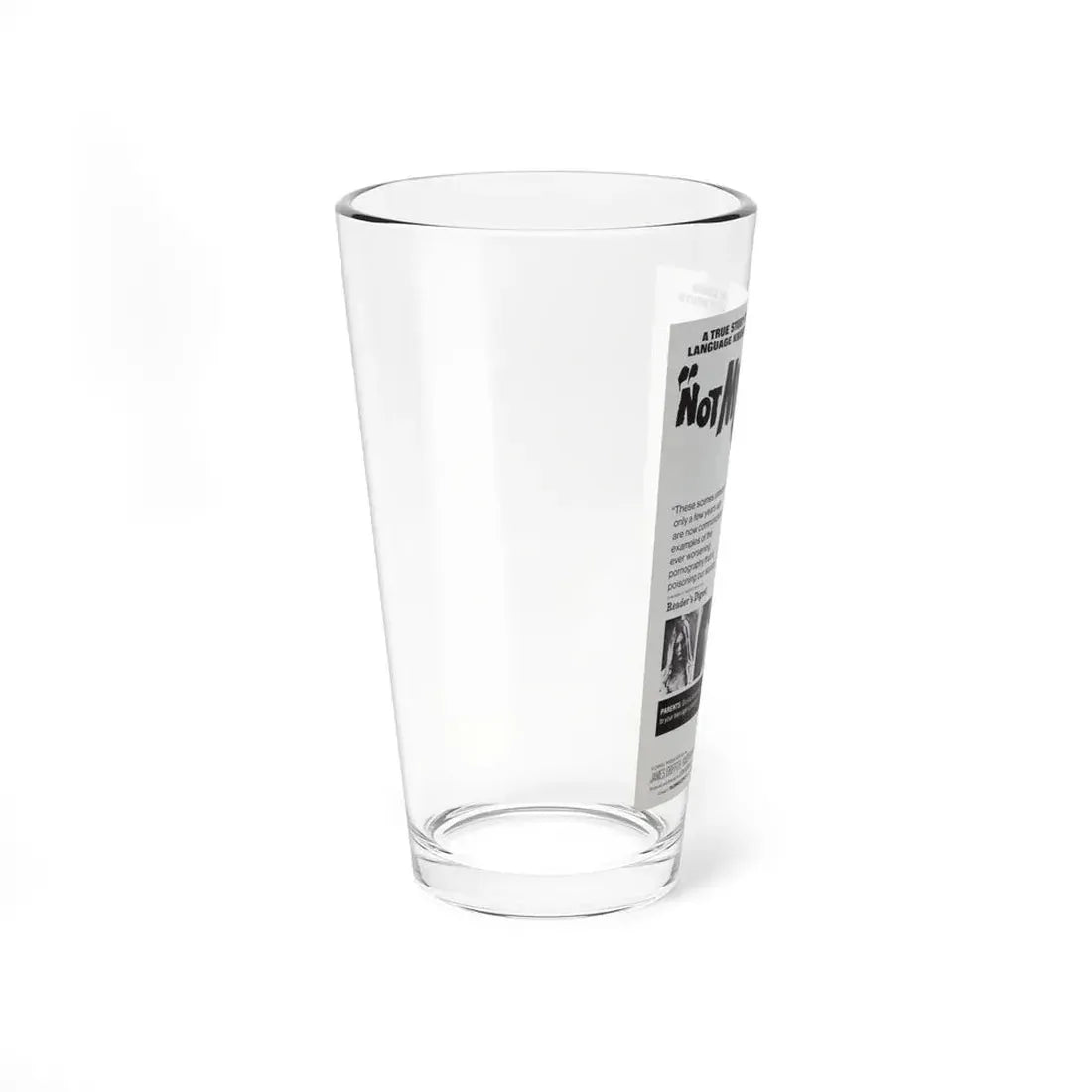 NOT MY DAUGHTER 1975 Movie Poster - Pint Glass 16oz - Go Mug Yourself