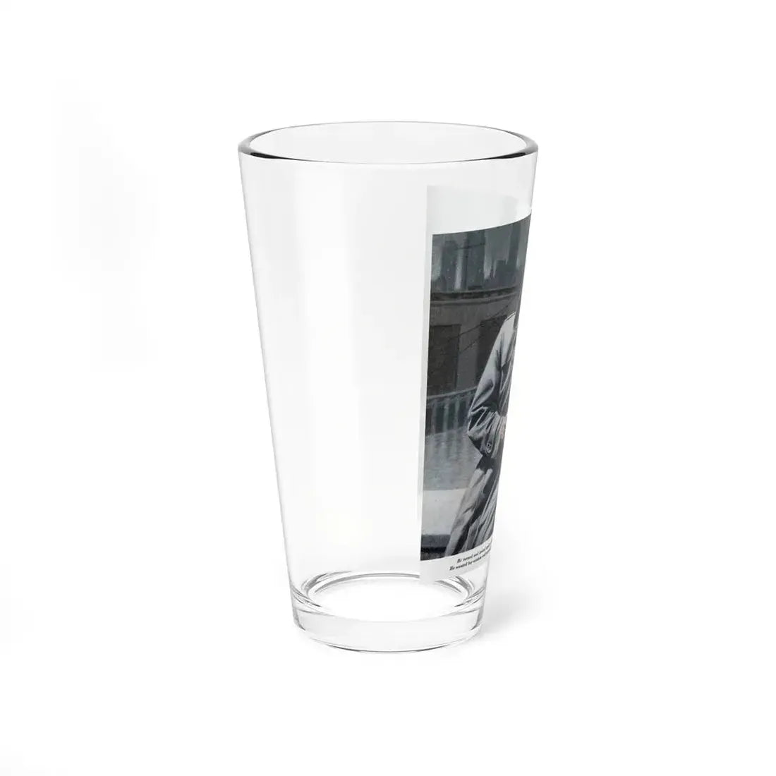 Not To Be Alone (Pt. 3-1), Redbook, April 1948 (Magazine Illustration) Pint Glass 16oz - Go Mug Yourself