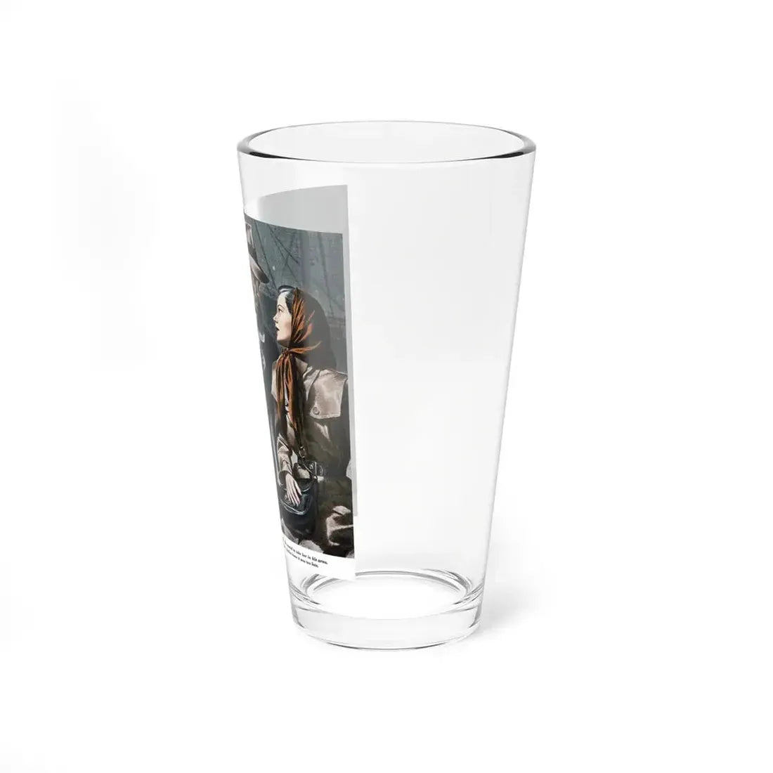 Not To Be Alone (Pt. 3-1), Redbook, April 1948 (Magazine Illustration) Pint Glass 16oz - Go Mug Yourself