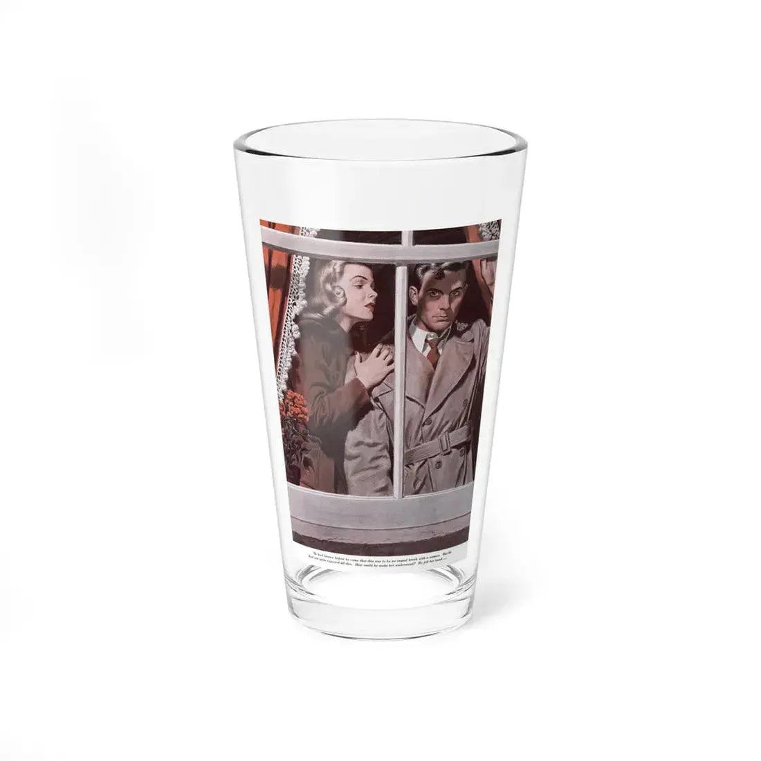 Not To Be Alone (Pt. 5), Redbook, June 1948 (Magazine Illustration) Pint Glass 16oz 16oz - Go Mug Yourself