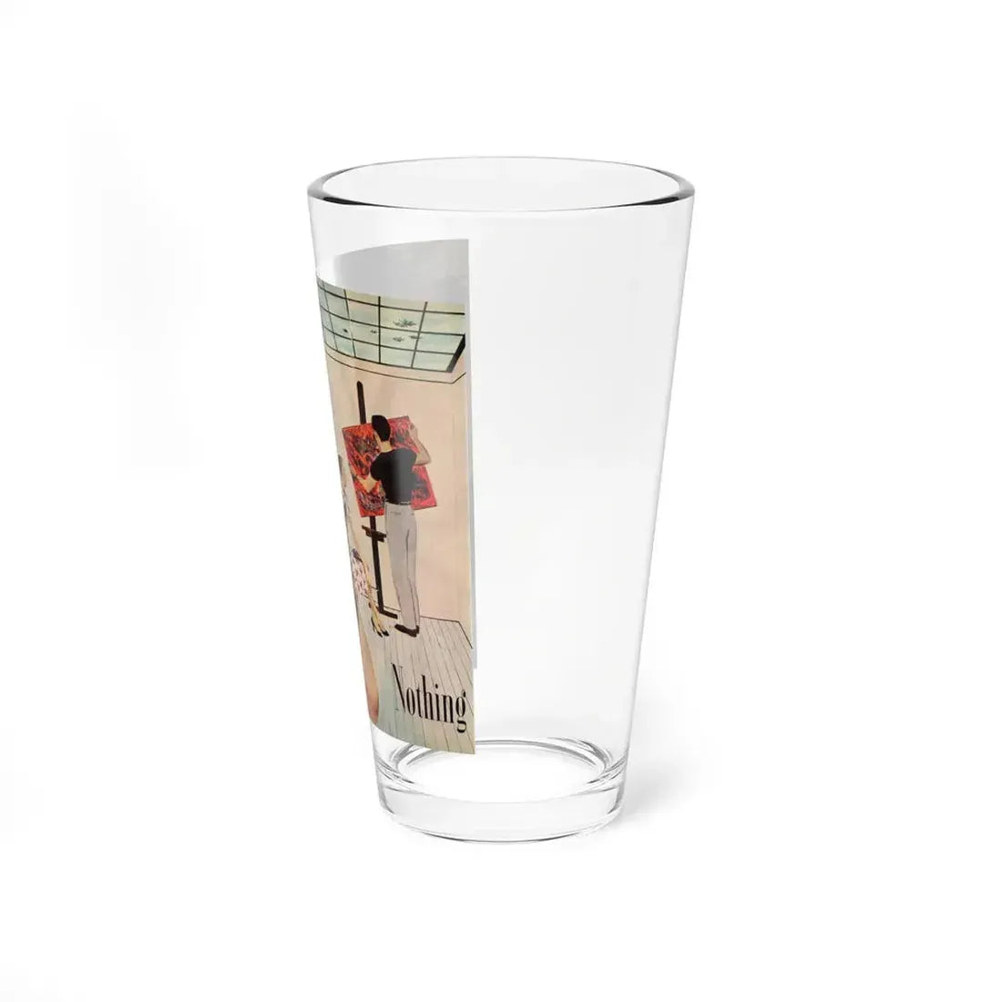 Nothing Must Change (1), Redbook, June 1951 (Magazine Illustration) Pint Glass 16oz - Go Mug Yourself