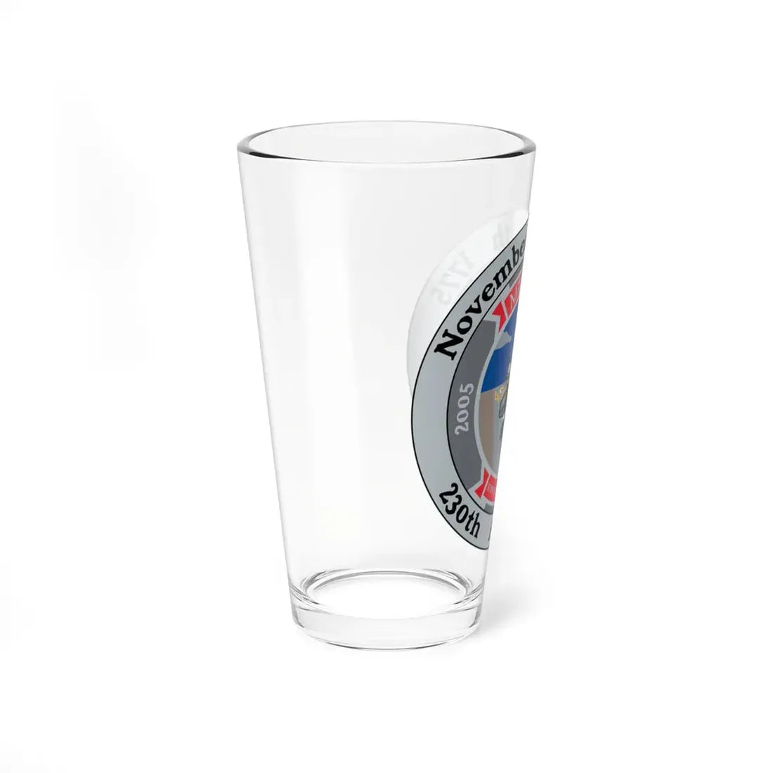 November 10th 1775 230th Anniversary (USMC) Pint Glass 16oz - Go Mug Yourself