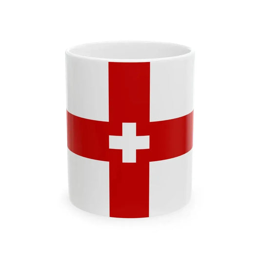 Novi Ligure-Bandiera (Italy) White Coffee Mug 11oz - Go Mug Yourself