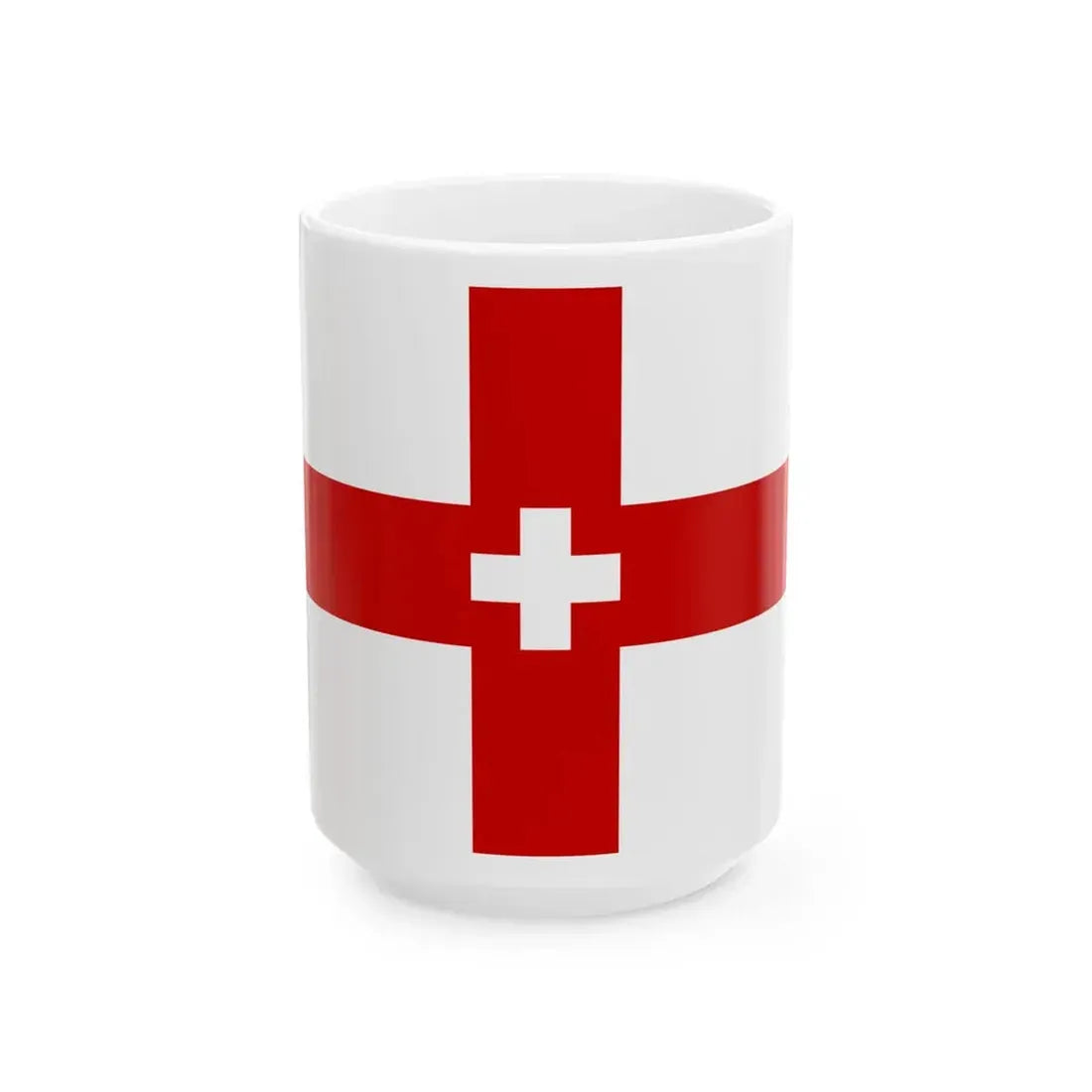 Novi Ligure-Bandiera (Italy) White Coffee Mug 15oz - Go Mug Yourself