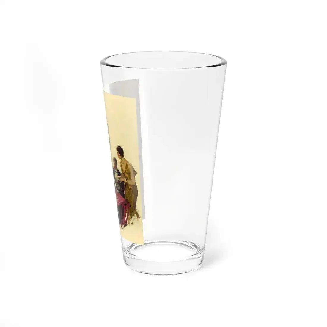 Now a 3, General Electric All-Steel Refrigerator ad illustration, 1930 (Magazine Illustration) Pint Glass 16oz - Go Mug Yourself