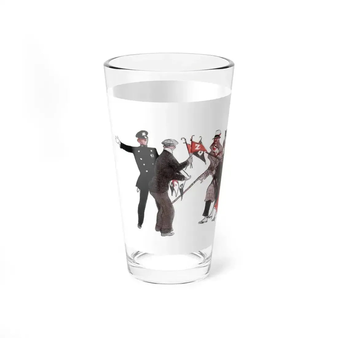 Now-and-Then, McCall's magazine, December 1931 (Magazine Illustration) Pint Glass 16oz - Go Mug Yourself