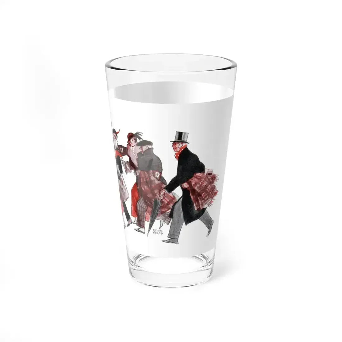 Now-and-Then, McCall's magazine, December 1931 (Magazine Illustration) Pint Glass 16oz - Go Mug Yourself