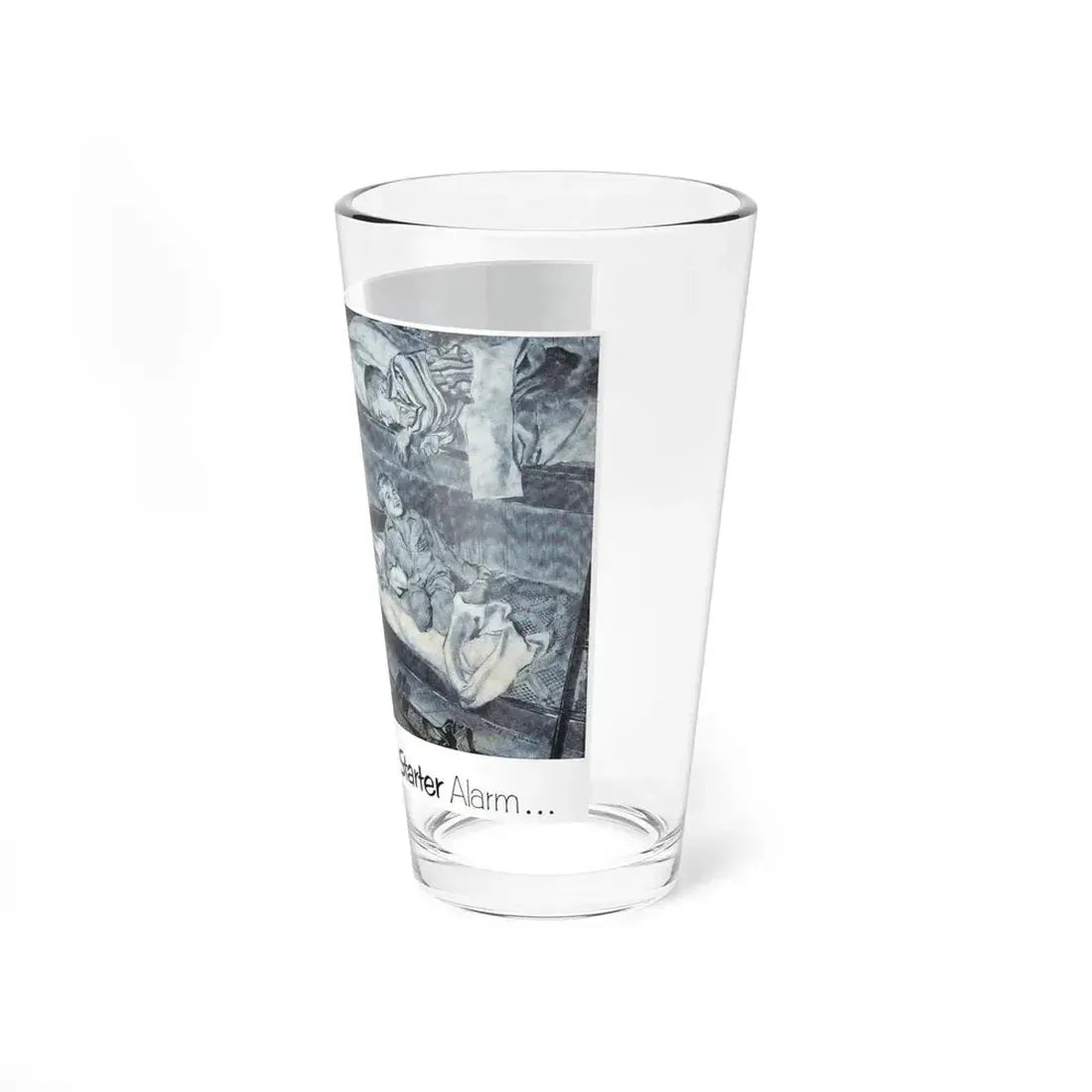 Now, the new G-E Starter Alarm (Magazine Illustration) Pint Glass 16oz - Go Mug Yourself