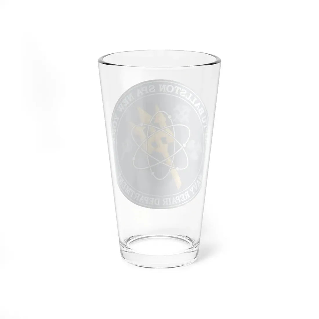 NPTU Ballston SPA NRD (U.S. Navy) Pint Glass 16oz - Go Mug Yourself
