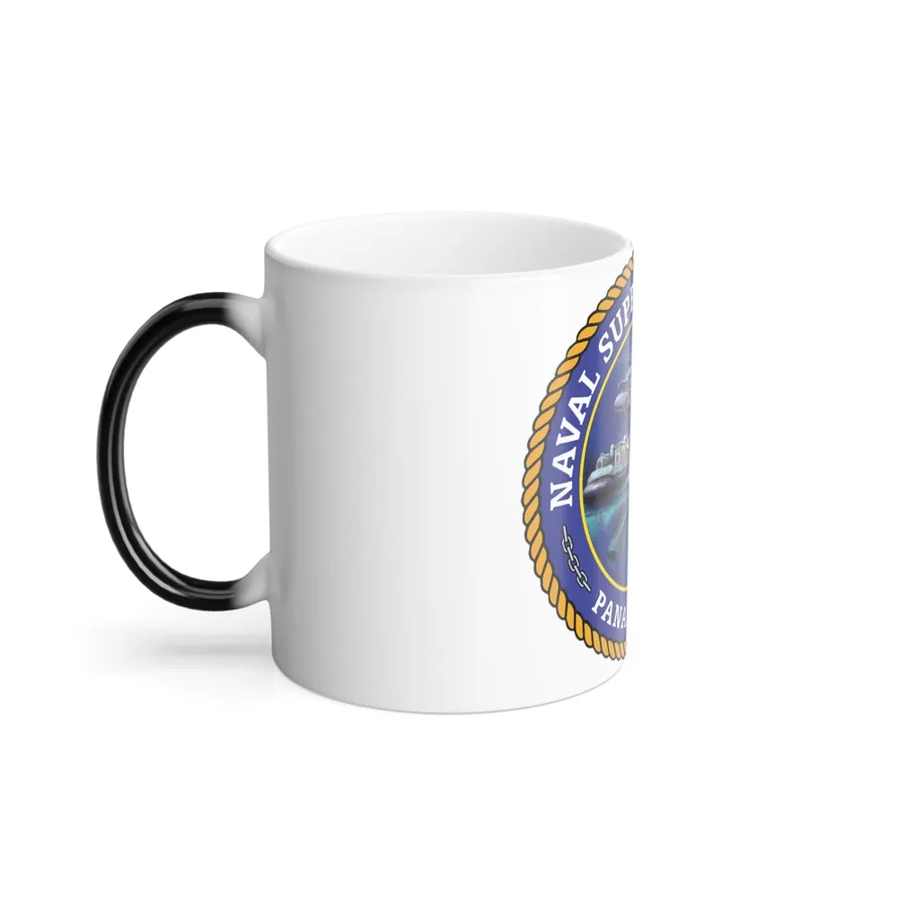 NSA Panama City Naval Support Activity (U.S. Navy) Color Changing Mug 11oz-Go Mug Yourself