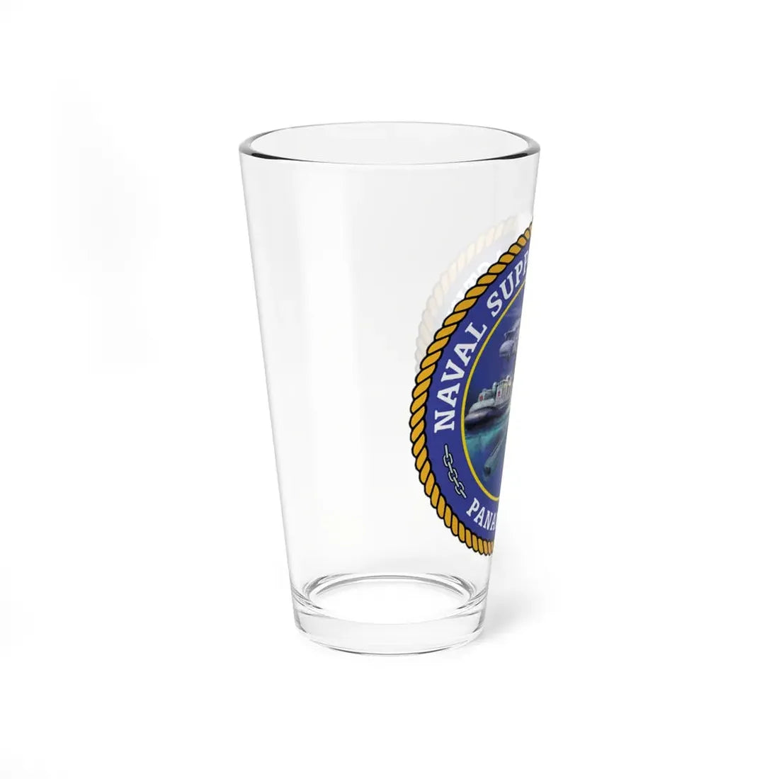 NSA Panama City Naval Support Activity (U.S. Navy) Pint Glass 16oz - Go Mug Yourself