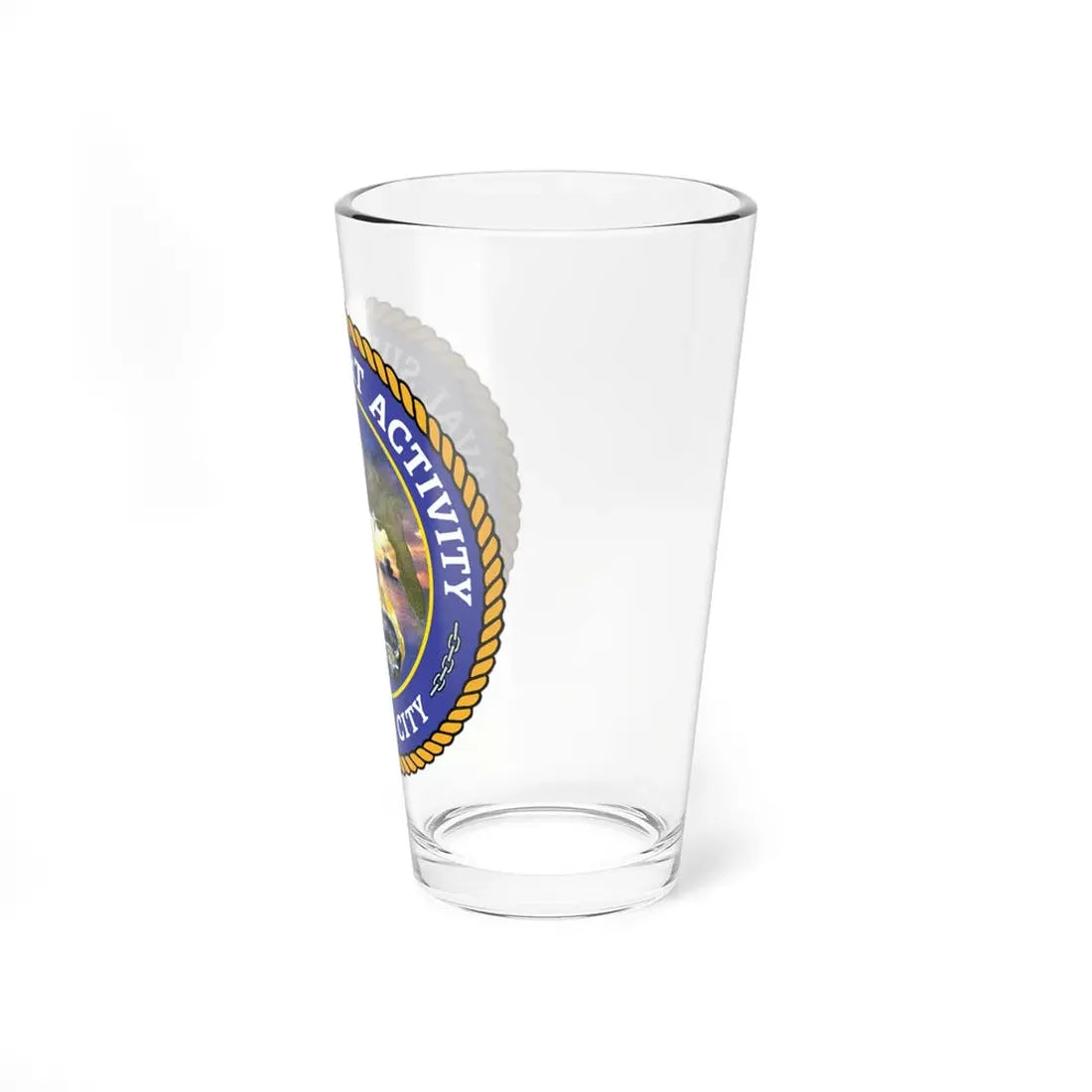 NSA Panama City Naval Support Activity (U.S. Navy) Pint Glass 16oz - Go Mug Yourself