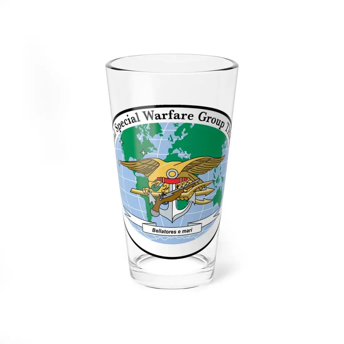 NSWG 3 Naval Special Warfare Group 3 (U.S. Navy) Pint Glass 16oz 16oz - Go Mug Yourself