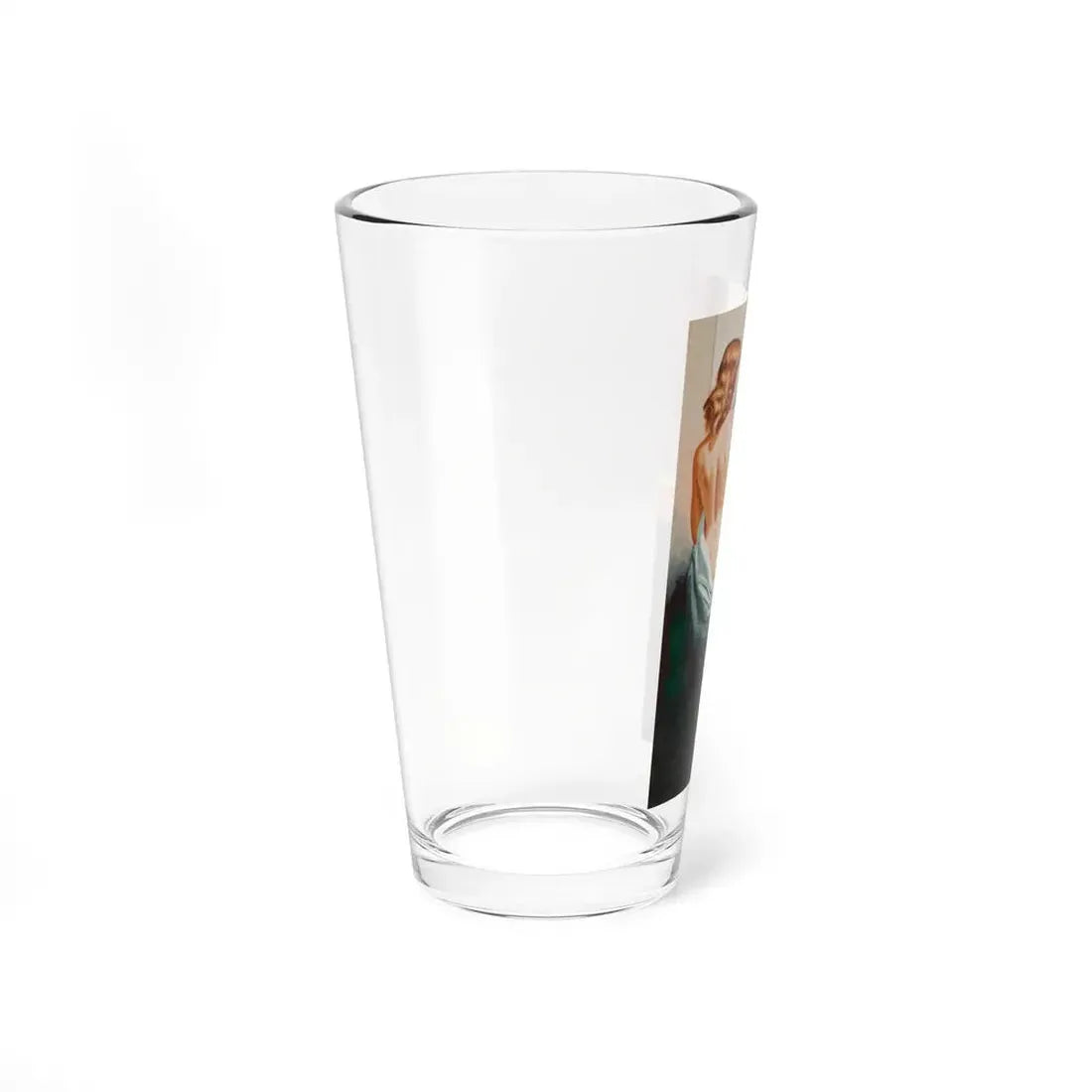 Nude in the Mirror (A Ghost, Passion, & Suspense), Beacon paperback cover, 1959 - Pint Glass 16oz - Go Mug Yourself