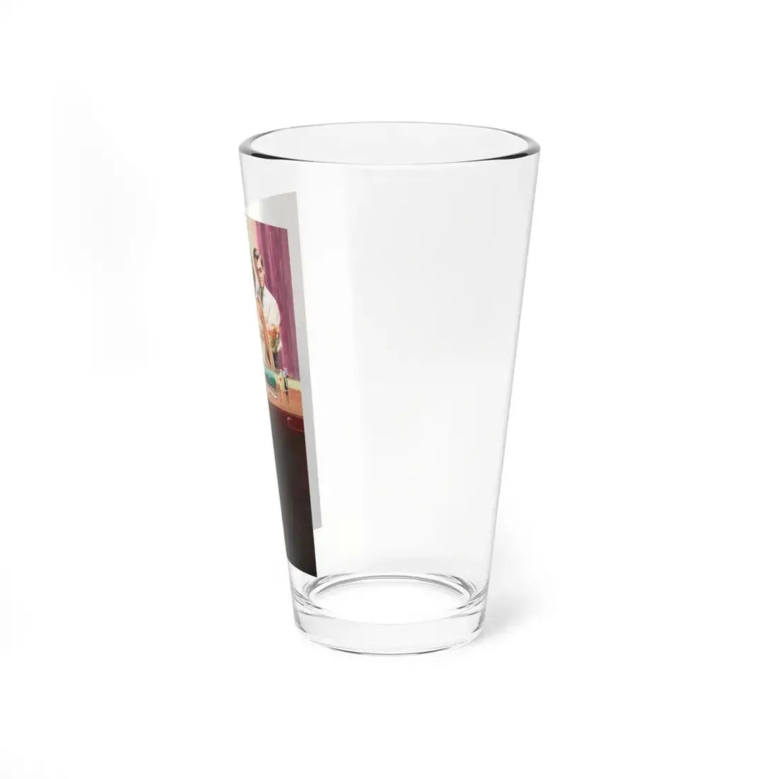 Nude in the Mirror (A Ghost, Passion, & Suspense), Beacon paperback cover, 1959 - Pint Glass 16oz - Go Mug Yourself