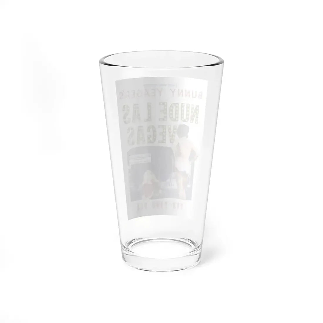 NUDE LAS VEGAS (BUNNY YEAGER) 1963 Movie Poster - Pint Glass 16oz - Go Mug Yourself