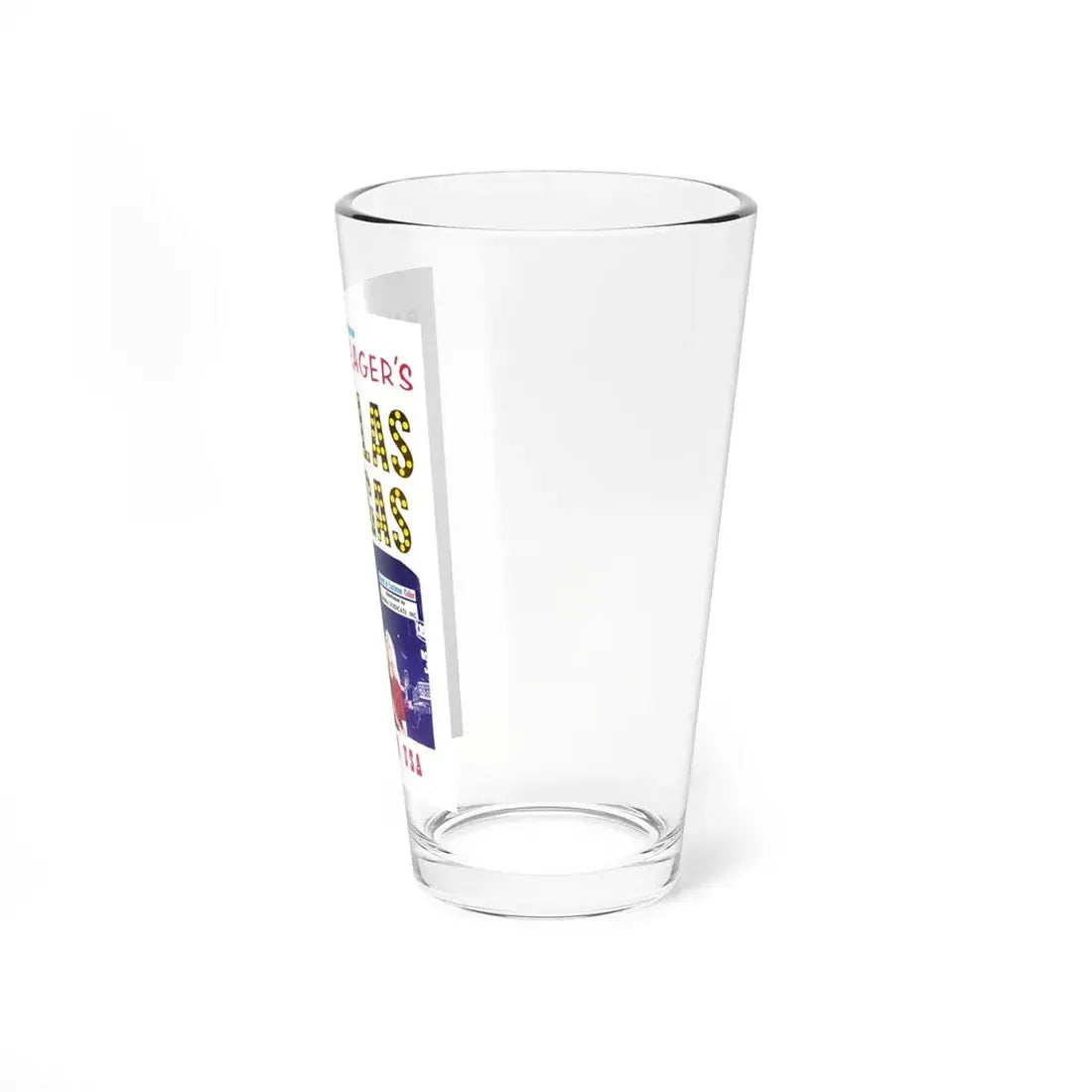 NUDE LAS VEGAS (BUNNY YEAGER) 1963 Movie Poster - Pint Glass 16oz - Go Mug Yourself