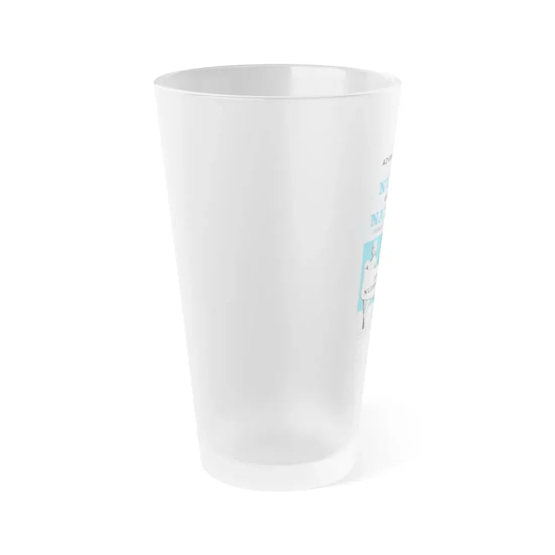 NUDES OF ALL NATIONS 1962 Movie Poster - Frosted Pint Glass 16oz - Go Mug Yourself