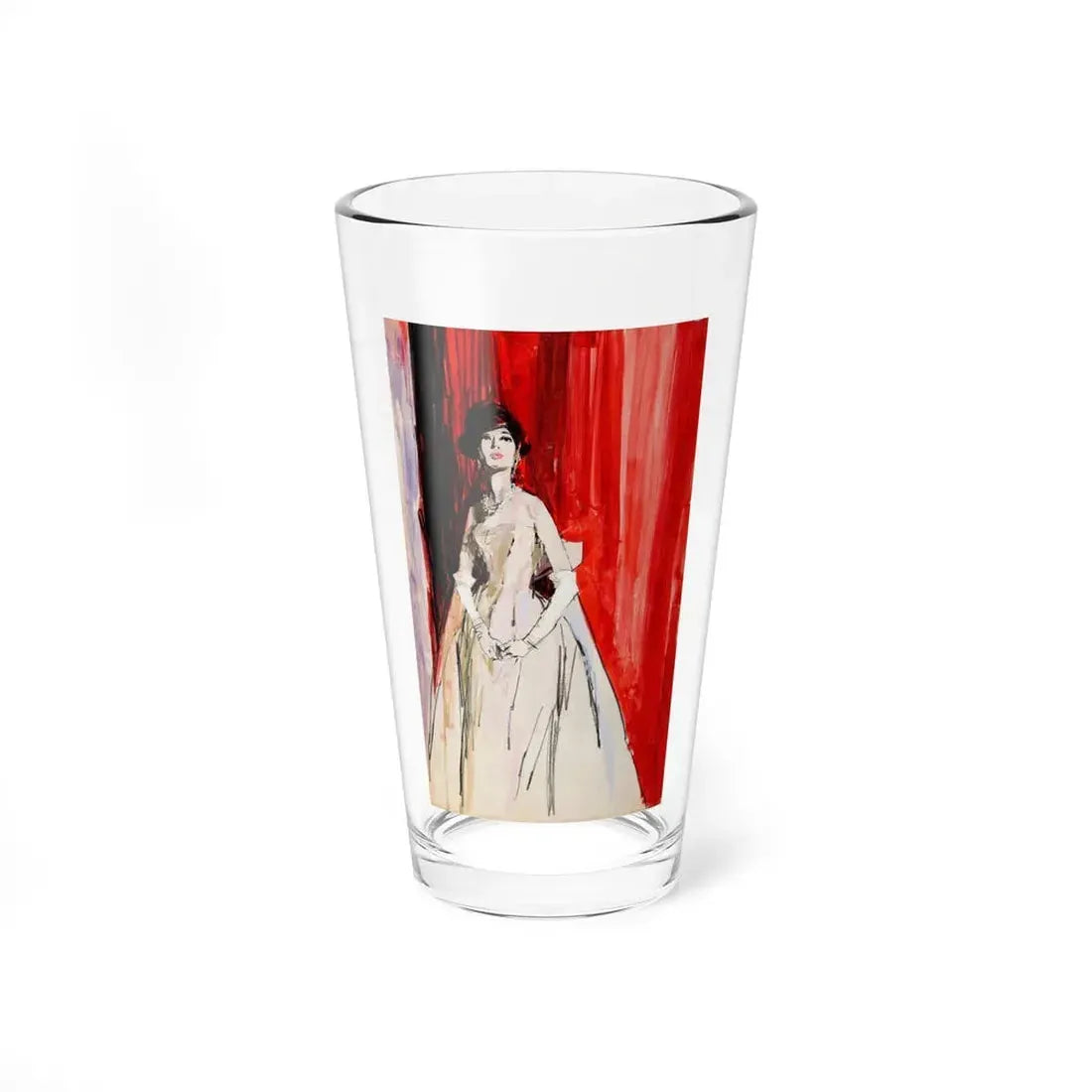 Number 131, Advertising Illustration (Magazine Illustration) Pint Glass 16oz 16oz - Go Mug Yourself
