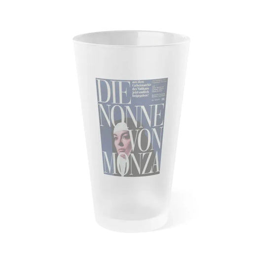 NUN OF MONZA 1969 Movie Poster - Frosted Pint Glass 16oz 16oz Frosted - Go Mug Yourself