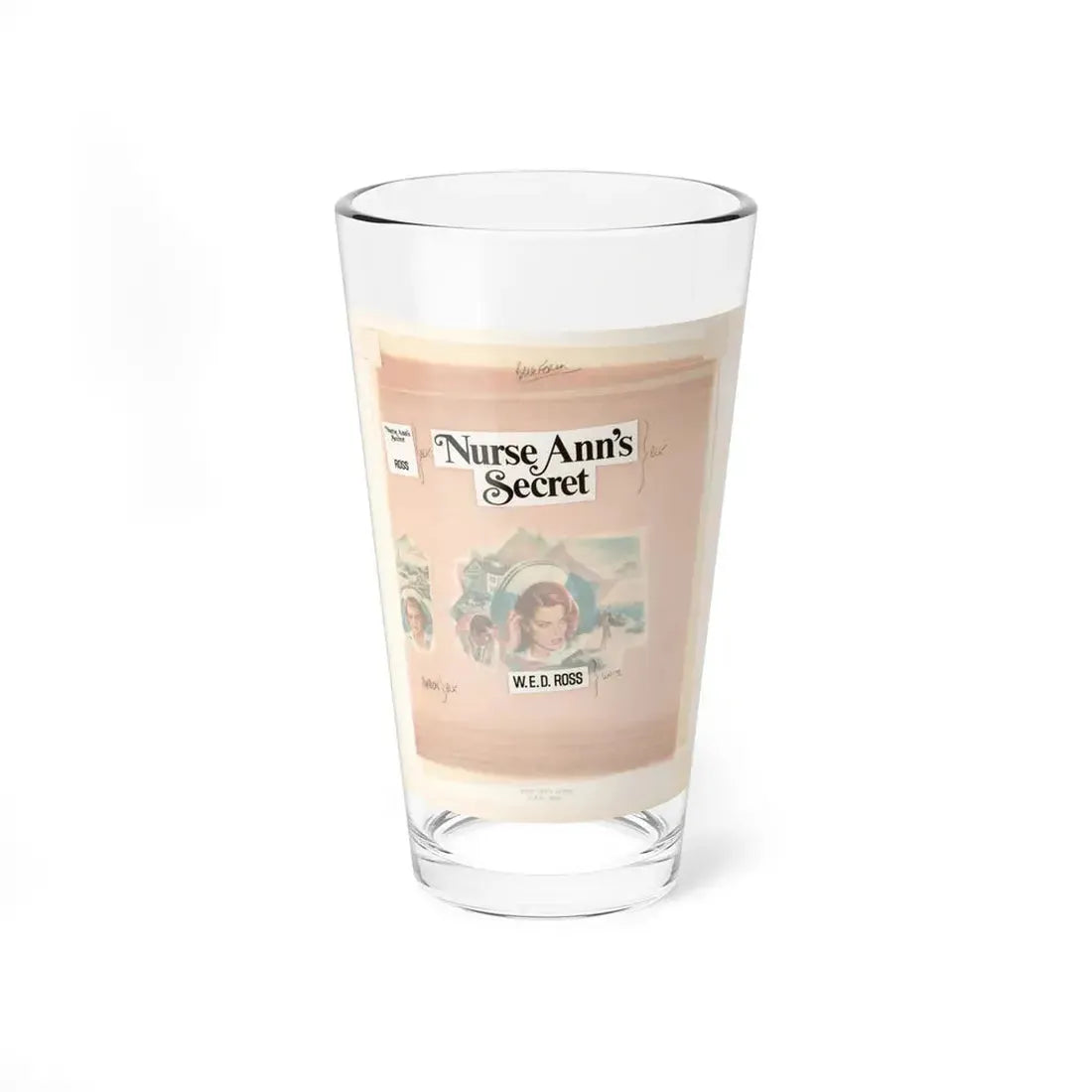 Nurse Ann's Secret by W.E.D. Ross (Avalon Books, 1980) - Pint Glass 16oz 16oz - Go Mug Yourself