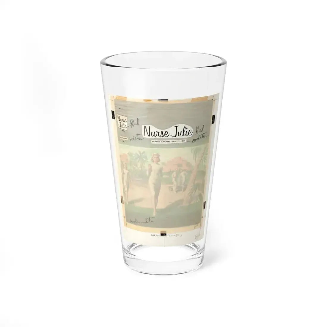 Nurse Julie by Mary Mann Fletcher (Dell Books, 1953) - Pint Glass 16oz 16oz - Go Mug Yourself