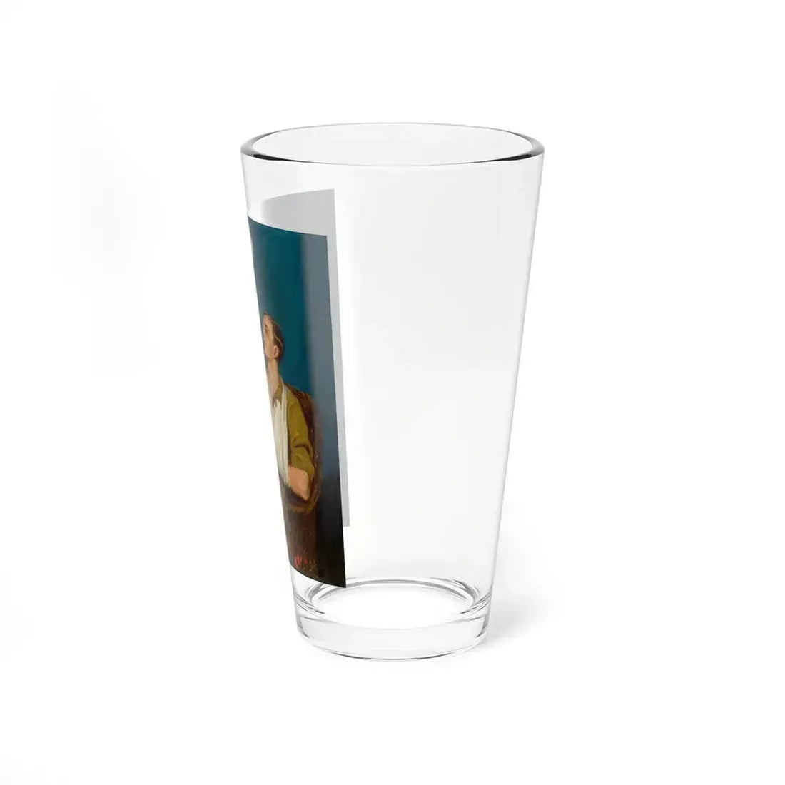 Nurse Lighting a Pipe (Magazine Illustration) Pint Glass 16oz - Go Mug Yourself