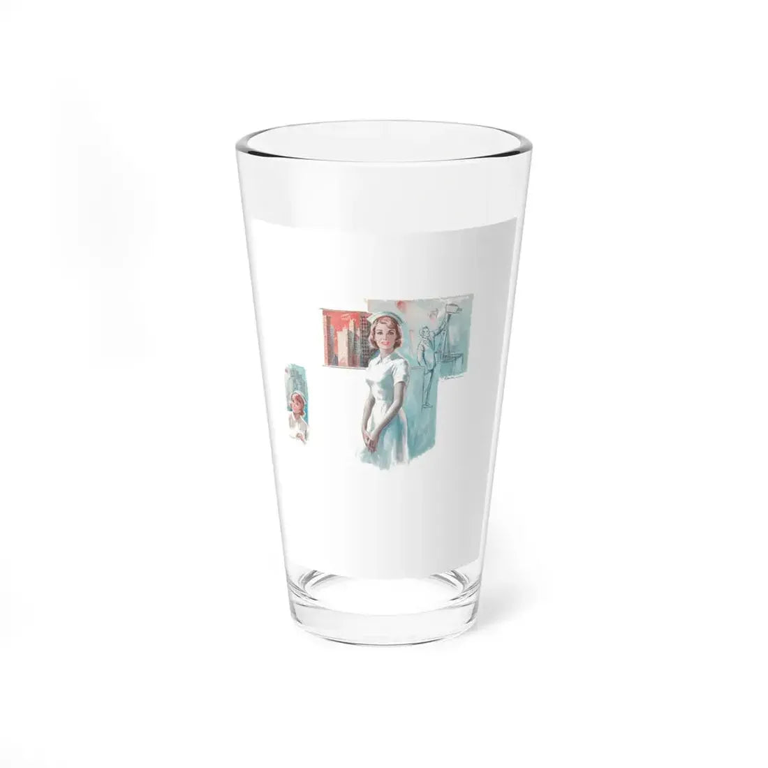 Nurse on Call by Ann Gilmer (Avalon Books, 1978) - Pint Glass 16oz 16oz - Go Mug Yourself