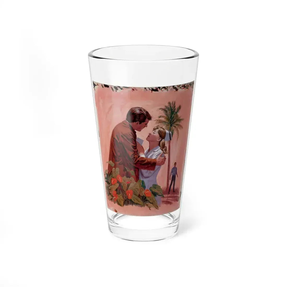 Nurse Transplanted, paperback cover, 1971 - Pint Glass 16oz 16oz - Go Mug Yourself