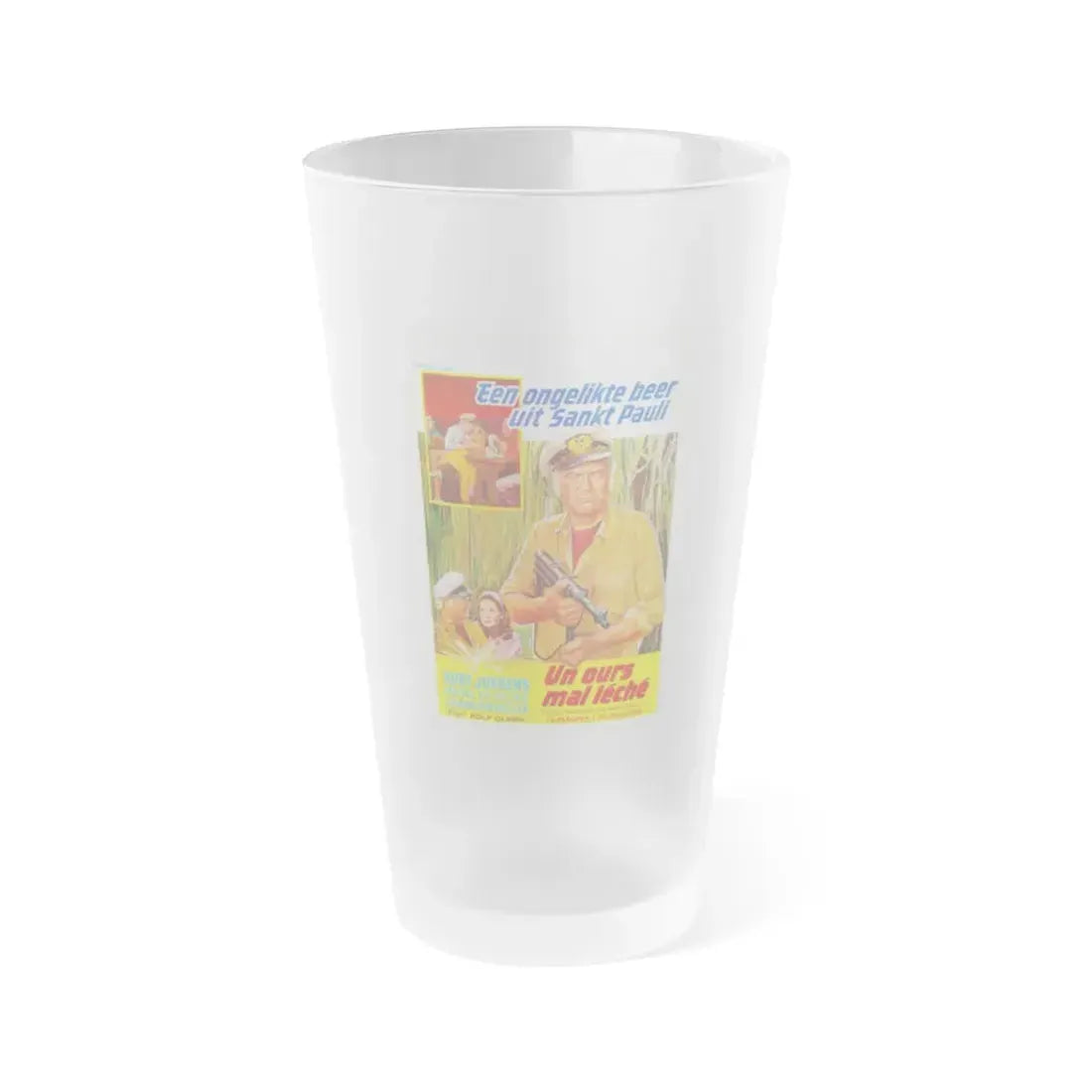 NURSES FOR SALE (BELGIAN) 1971 Movie Poster - Frosted Pint Glass 16oz 16oz Frosted - Go Mug Yourself