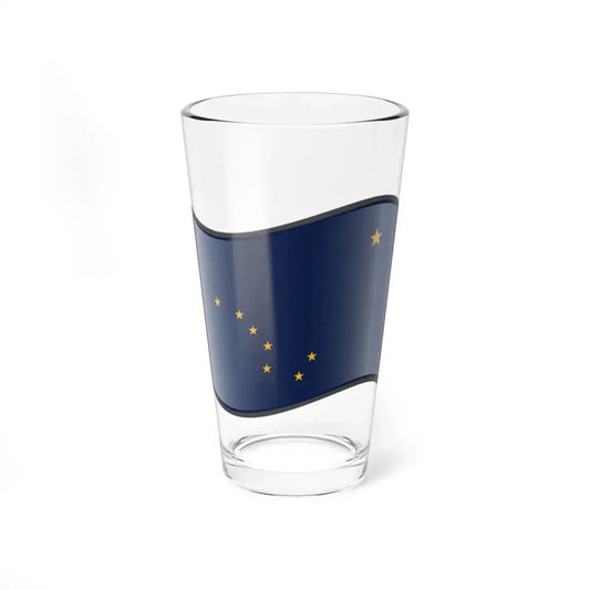 Nuvola Alaska flag (United States) Pint Glass 16oz 16oz - Go Mug Yourself