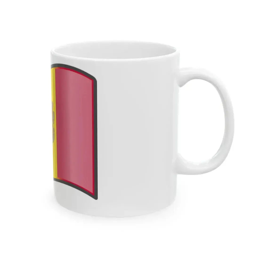 Nuvola Andorran flag (Andorra) White Coffee Mug - Go Mug Yourself