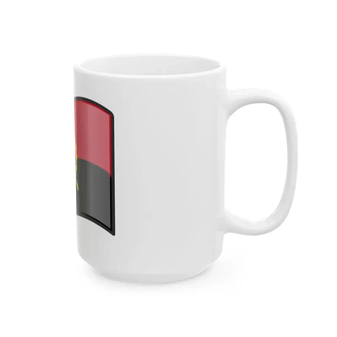 Nuvola Angolan flag (Angola) White Coffee Mug - Go Mug Yourself