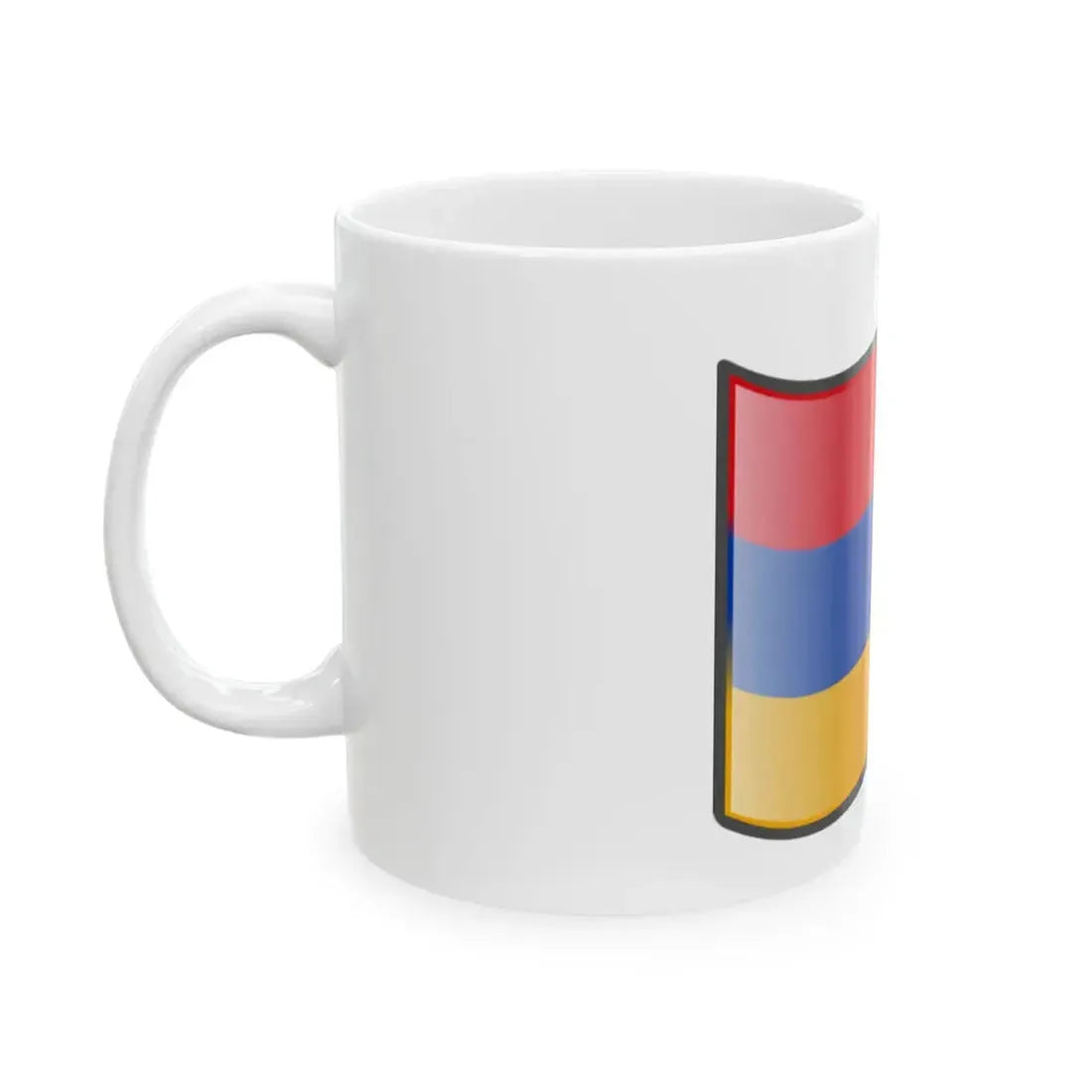 Nuvola Armenian flag (Armenia) White Coffee Mug - Go Mug Yourself