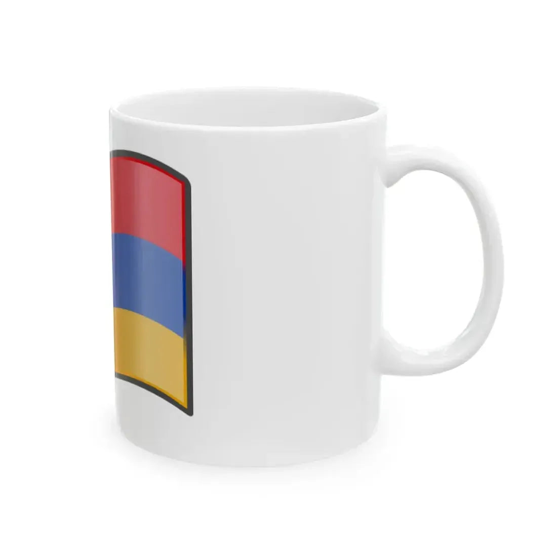 Nuvola Armenian flag (Armenia) White Coffee Mug - Go Mug Yourself