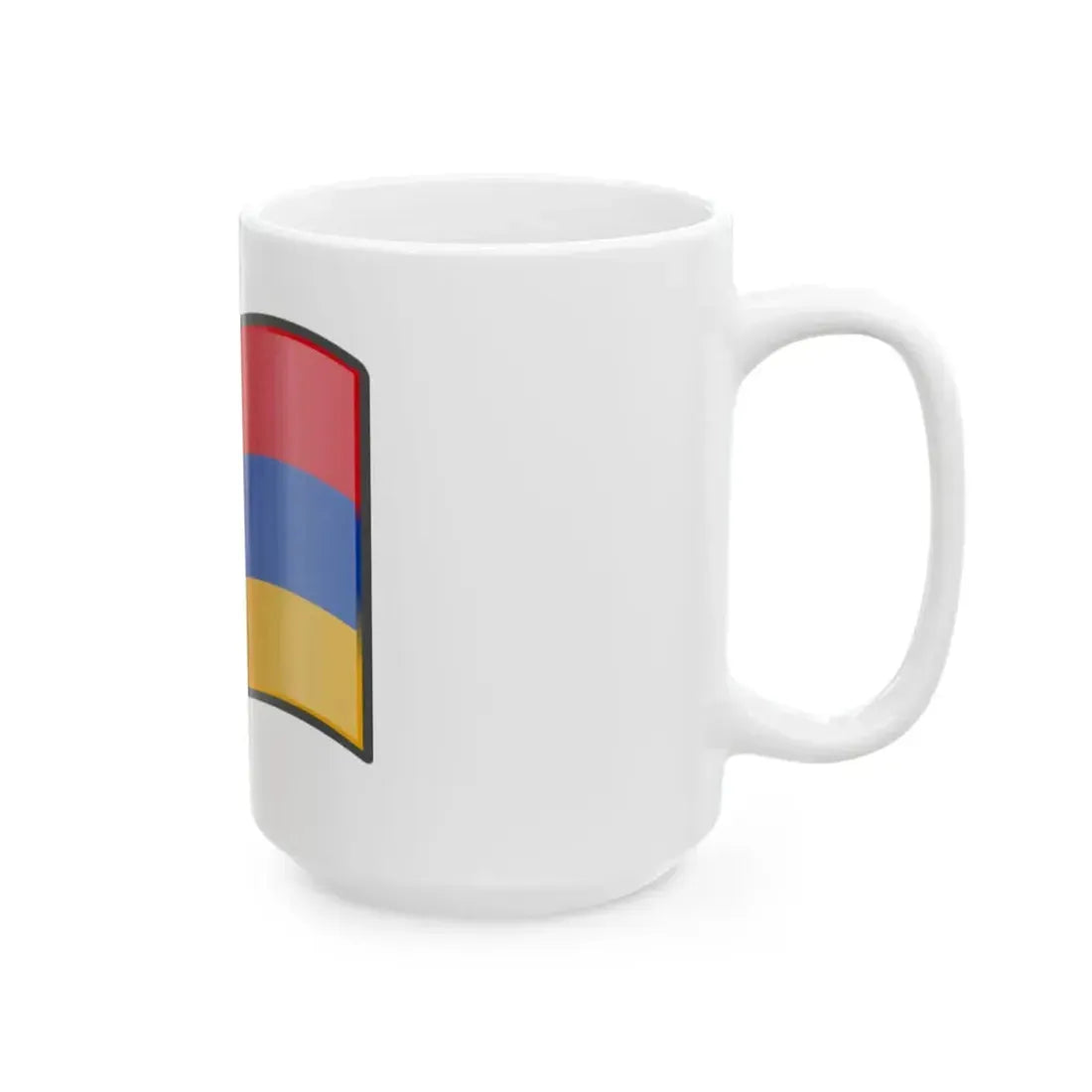 Nuvola Armenian flag (Armenia) White Coffee Mug - Go Mug Yourself