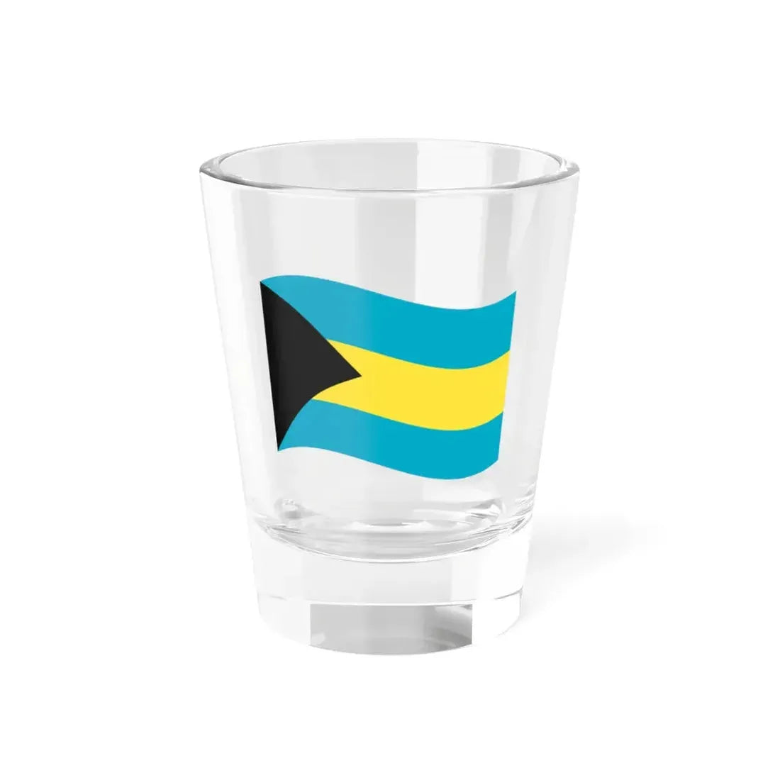 Nuvola Bahamas flag Olympics (Bahamas) Shot Glass 1.5oz 1.5oz - Go Mug Yourself