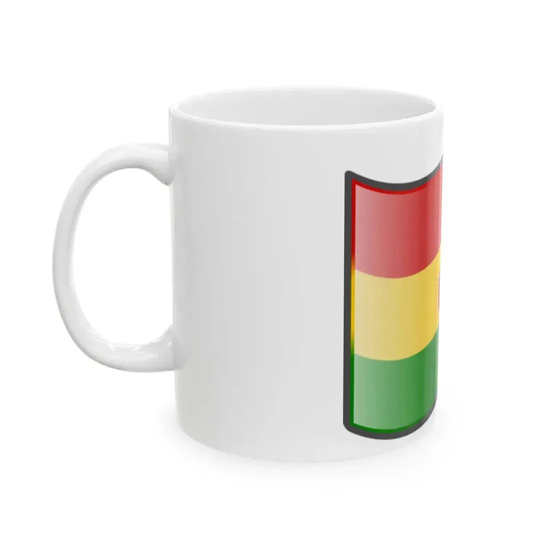 Nuvola Bolivian flag (Bolivia) White Coffee Mug - Go Mug Yourself