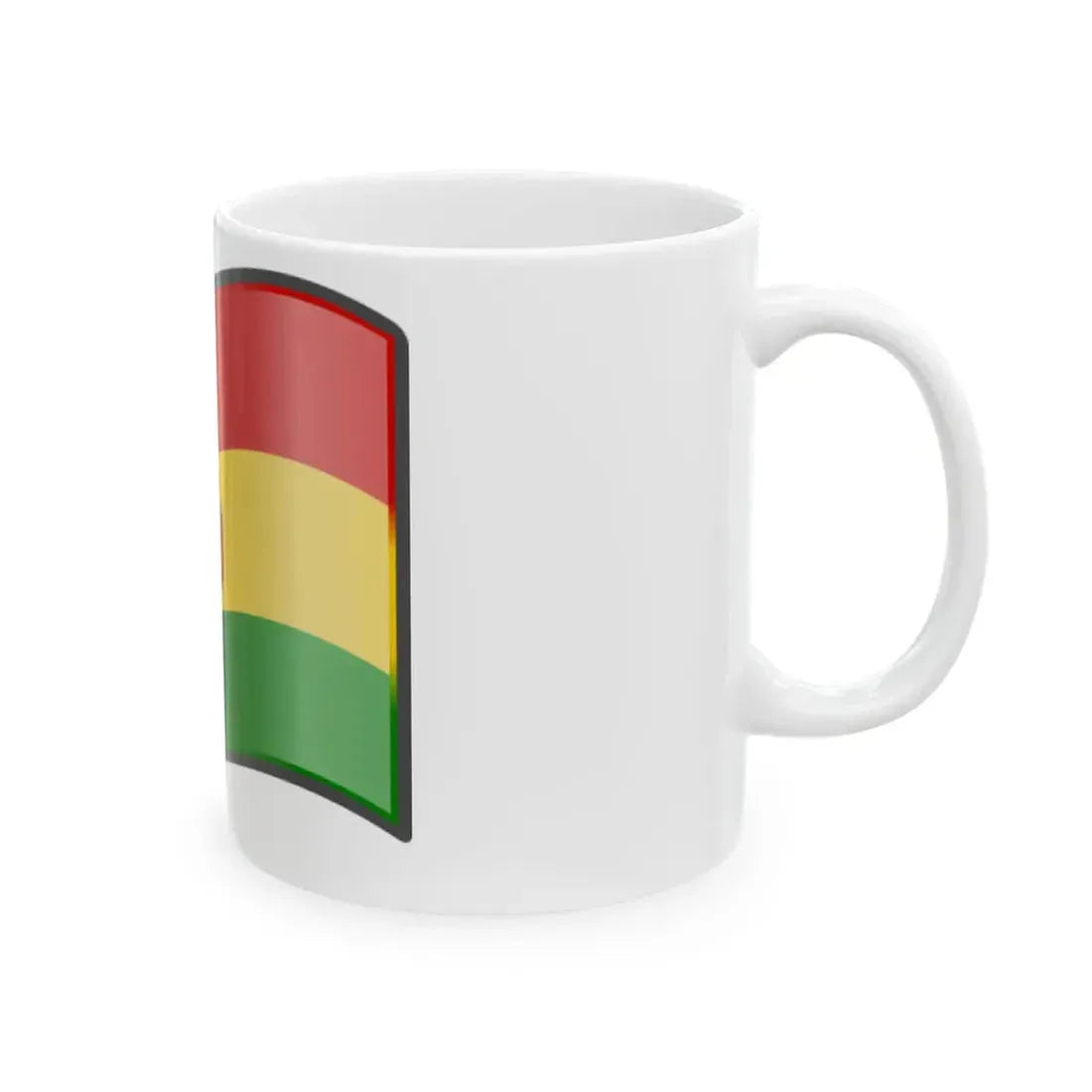 Nuvola Bolivian flag (Bolivia) White Coffee Mug - Go Mug Yourself