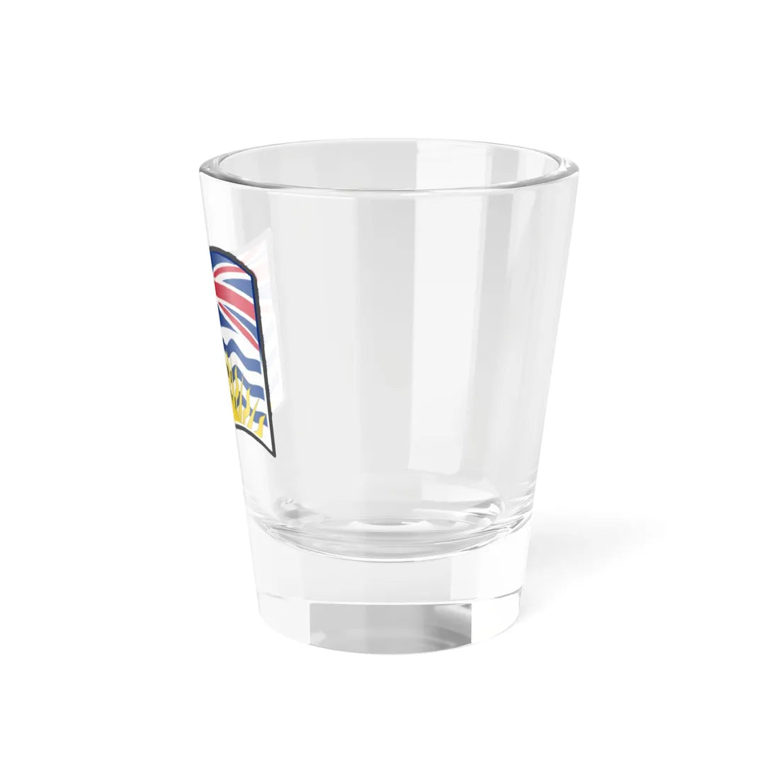 Nuvola British Columbia flag (Canada) Shot Glass 1.5oz - Go Mug Yourself