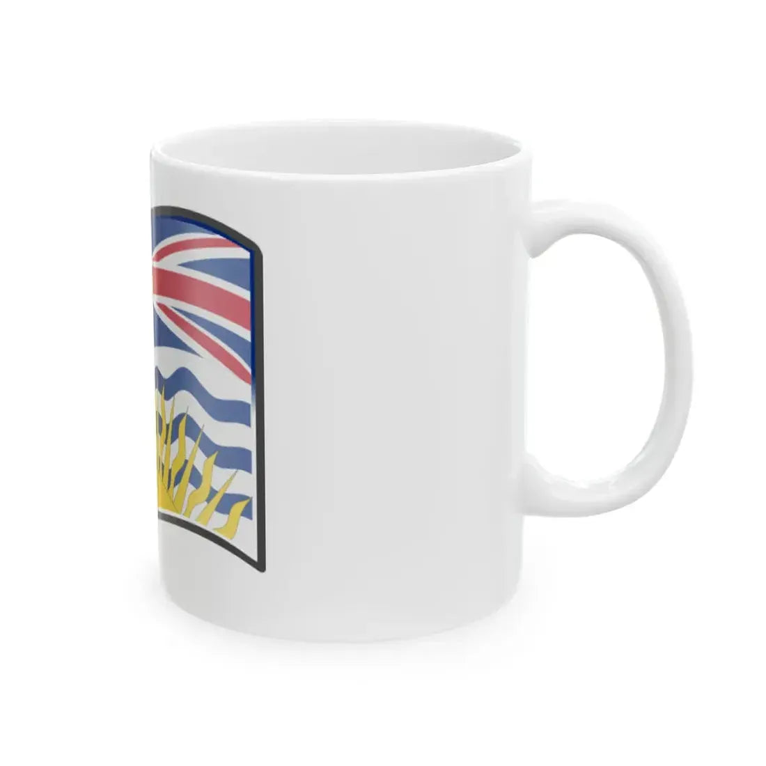 Nuvola British Columbia flag (Canada) White Coffee Mug - Go Mug Yourself