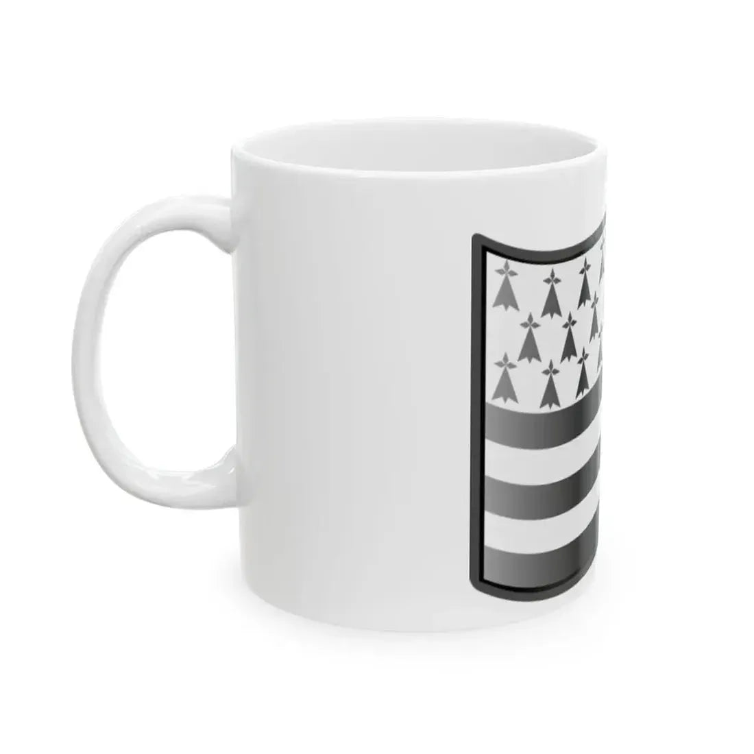 Nuvola Brittany flag (Belgium) White Coffee Mug - Go Mug Yourself