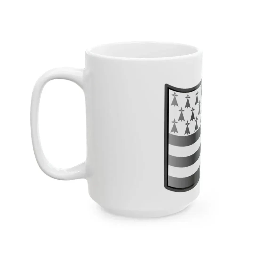 Nuvola Brittany flag (Belgium) White Coffee Mug - Go Mug Yourself