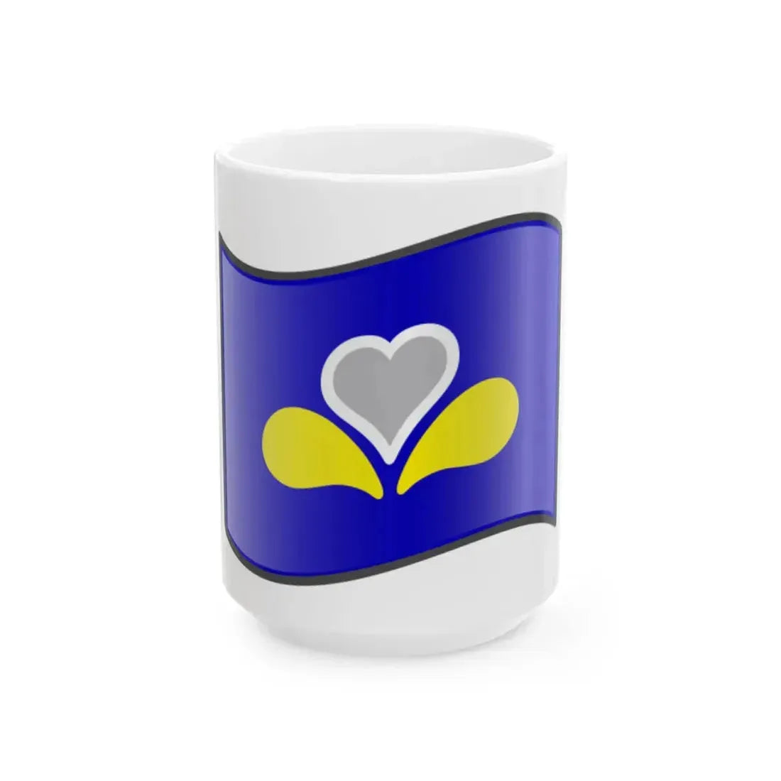 Nuvola Brussels flag (Belgium) White Coffee Mug 15oz - Go Mug Yourself