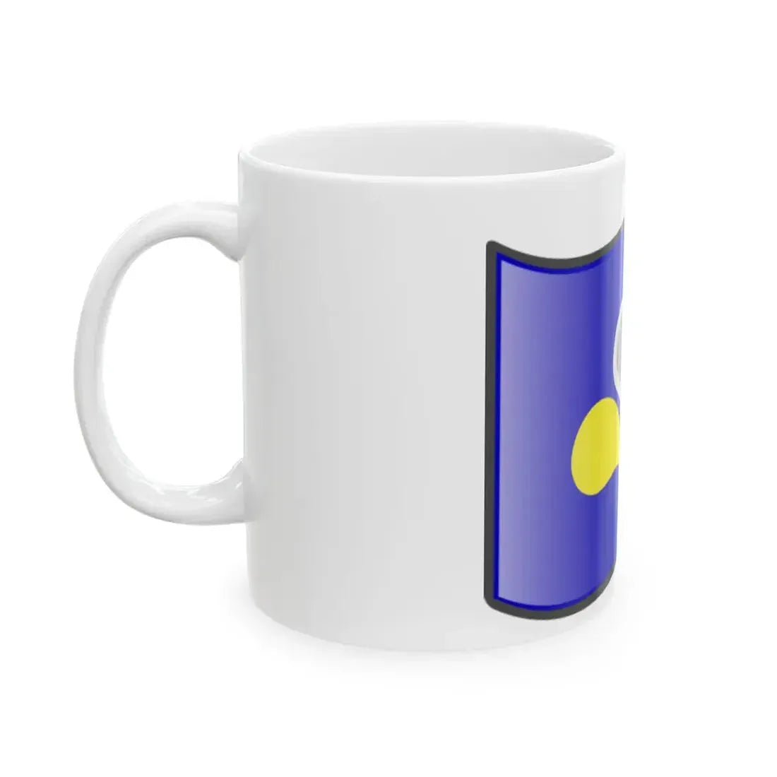 Nuvola Brussels flag (Belgium) White Coffee Mug - Go Mug Yourself