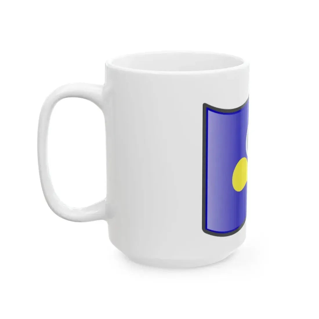 Nuvola Brussels flag (Belgium) White Coffee Mug - Go Mug Yourself