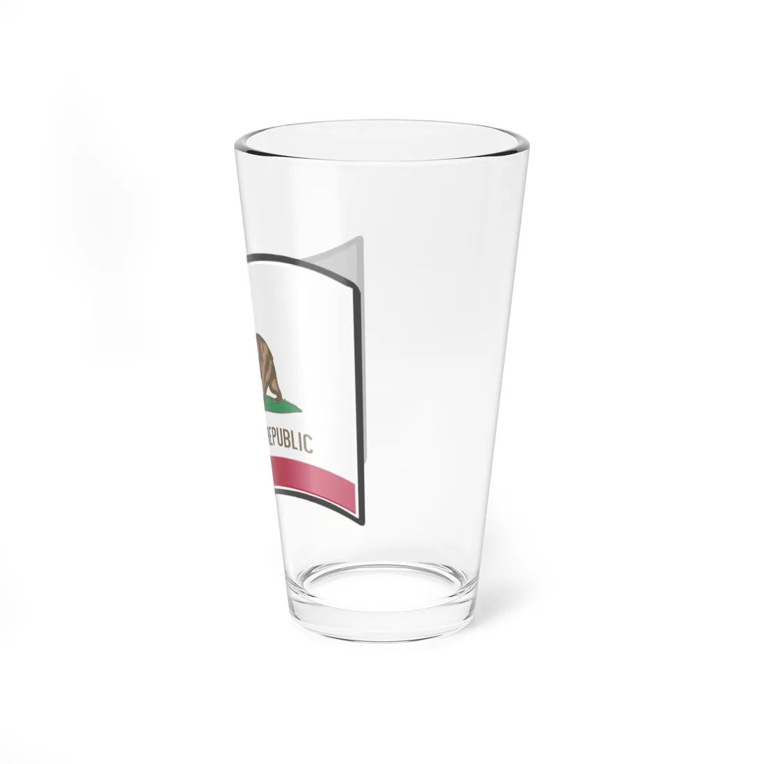 Nuvola California flag (United States) Pint Glass 16oz - Go Mug Yourself